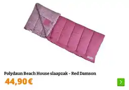 Obelink Polydaun Beach House slaapzak - Red Damson aanbieding