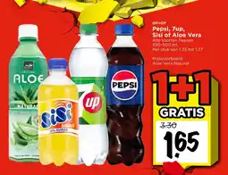 Vomar Voordeelmarkt Pepsi, 7up, Sisi of Aloe Vera aanbieding