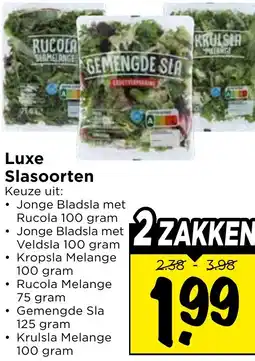 Vomar Voordeelmarkt Luxe Slasoorten aanbieding
