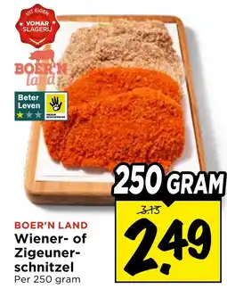 Vomar Voordeelmarkt Wiener of Zigeuner schnitzel aanbieding