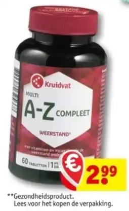 Kruidvat Kruidvat Multi A-Z Compleet aanbieding