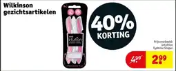 Kruidvat Wilkinson Gezichtsartikelen aanbieding