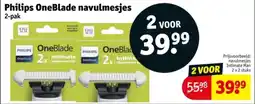 Kruidvat Philips OneBlade Navulmesjes aanbieding