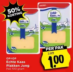 Vomar Voordeelmarkt Echte Kaas Plakken Jong aanbieding