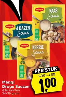 Vomar Voordeelmarkt Maggi Droge Sauzen aanbieding