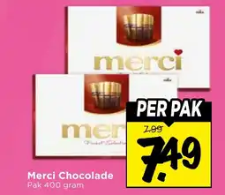 Vomar Voordeelmarkt Merci Chocolade aanbieding