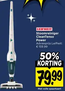 Vomar Voordeelmarkt Stoomreiniger CleanTenso Power aanbieding