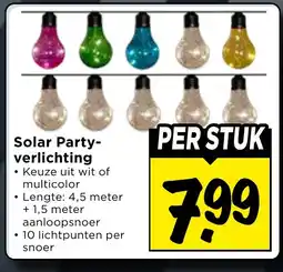 Vomar Voordeelmarkt Solar Party verlichting aanbieding