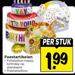 Vomar Voordeelmarkt Feestartikelen aanbieding