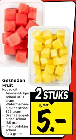 Vomar Voordeelmarkt Gesneden Fruit aanbieding