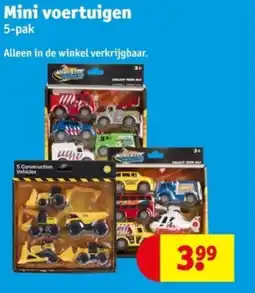 Kruidvat Mini voertuigen aanbieding