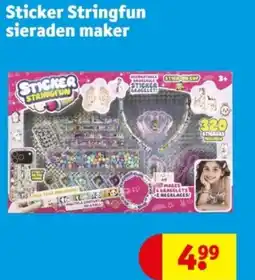 Kruidvat Sticker Stringfun sieraden maker aanbieding
