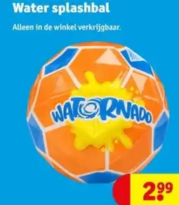 Kruidvat Water splashbal aanbieding