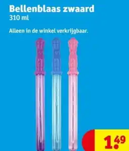 Kruidvat Bellenblaas zwaard aanbieding