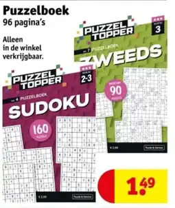 Kruidvat Puzzelboek aanbieding