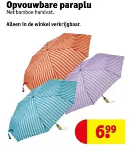 Kruidvat Opvouwbare paraplu aanbieding