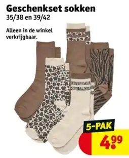 Kruidvat Geschenkset sokken aanbieding
