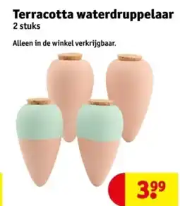 Kruidvat Terracotta waterdruppelaar aanbieding