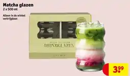 Kruidvat Matcha glazen aanbieding