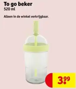 Kruidvat To go beker aanbieding