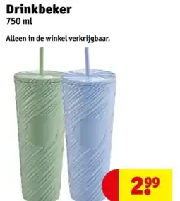 Kruidvat Drinkbeker aanbieding