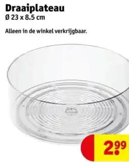 Kruidvat Draaiplateau aanbieding