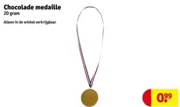 Kruidvat Chocolade medaille aanbieding