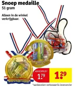 Kruidvat Snoep medaille aanbieding