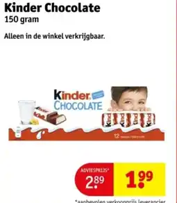 Kruidvat Kinder Chocolate aanbieding