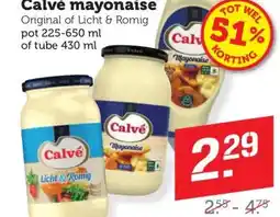 Coop Calvé mayonaise aanbieding