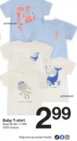 Zeeman Baby T-shirt aanbieding