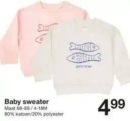 Zeeman Baby sweater aanbieding
