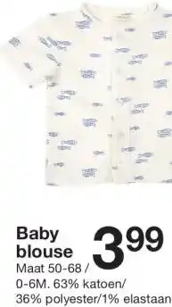 Zeeman Baby blouse aanbieding
