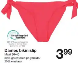 Zeeman Dames bikinislip aanbieding