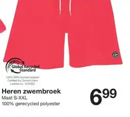 Zeeman Heren zwembroek aanbieding