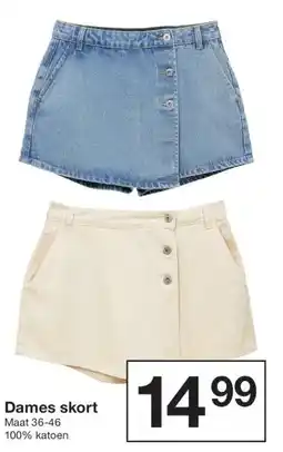 Zeeman Dames skort aanbieding