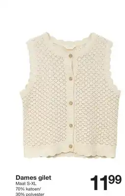 Zeeman Dames gilet aanbieding