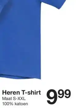 Zeeman Heren T-shirt aanbieding