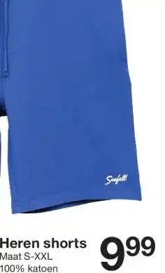 Zeeman Heren shorts aanbieding