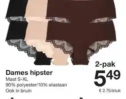 Zeeman Dames hipster aanbieding