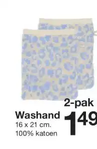 Zeeman Washand aanbieding