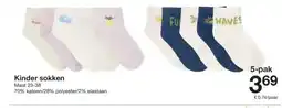 Zeeman Kinder sokken aanbieding