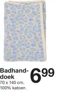 Zeeman Badhand- doek aanbieding