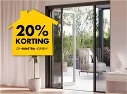 Bouwhof 20% KORTING OP HAMSTRA HORREN aanbieding