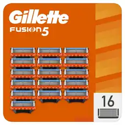 Bol.com Gillette Fusion 5 - Voor Mannen - 16 Scheermesjes aanbieding