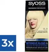 Bol.com Syoss - Haarverf - 13_0 - Ultra Plus Lightener - 115ml x 3 aanbieding