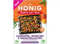 Hoogvliet Honig Bakplaat mix boontjes & gehaktballetjes aanbieding