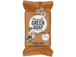 Hoogvliet Marcel's green soap Hygienische doekjes sandelhout aanbieding