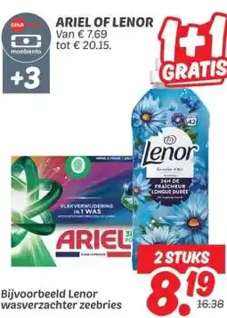 Dekamarkt ARIEL OF LENOR aanbieding
