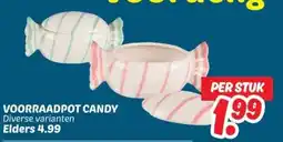 Dekamarkt VOORRAADPOT CANDY aanbieding